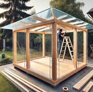 روش ساخت آلاچیق با پلی کربنات