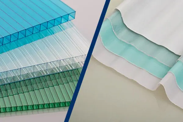 مقایسه پلی کربنات با فایبر گلاس